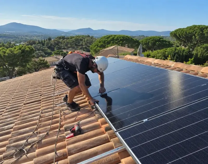 Installateur panneaux solaires Pontcharra — pose photovoltaïque sur toiture