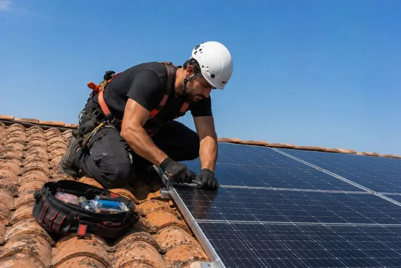 Maintenance et monitoring de panneaux solaires à Pontcharra