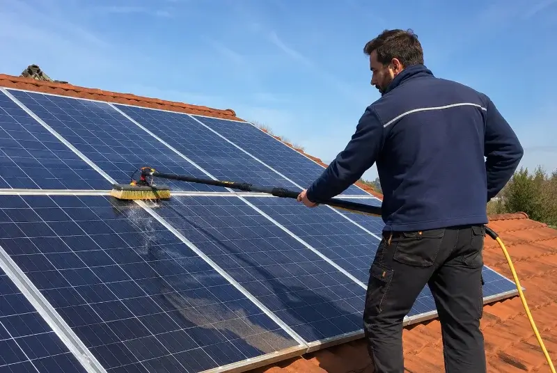 Nettoyage et entretien de panneaux solaires à Pontcharra